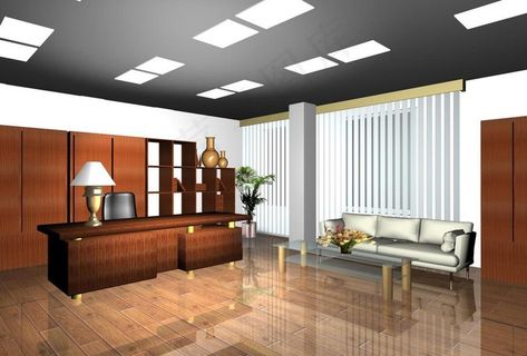 办公室设计效果图图片