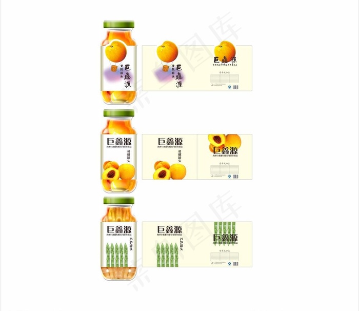 水果罐头设计图片cdr矢量模版下载