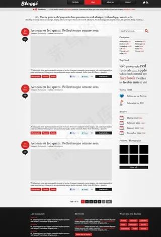 扁平UI界面网站页面图片