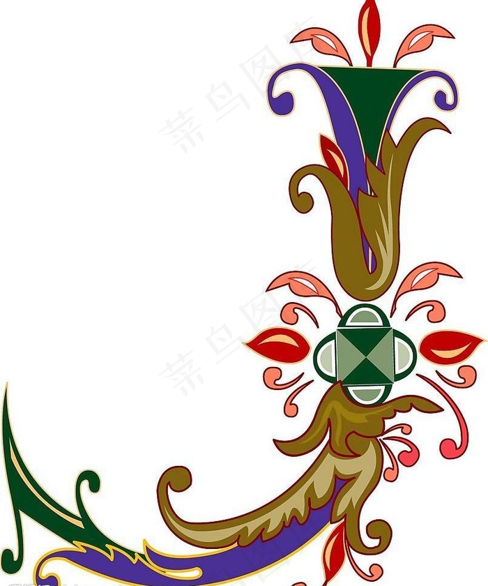 欧式花式字母-j图片