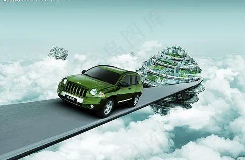 汽车创意广告图片