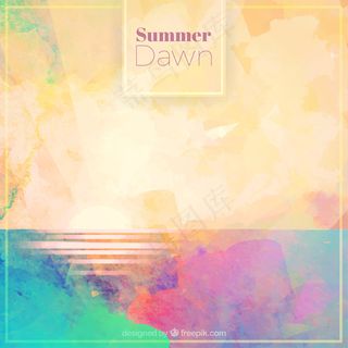 黄色背景矢量图