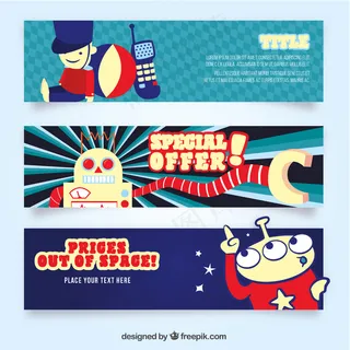 有趣的销售横幅