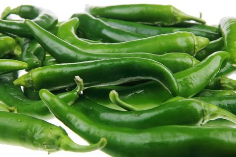 新鲜的红辣椒食材高清图片