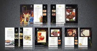 咖啡厅菜单菜谱设计矢量素材
