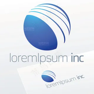 时尚圆形LOGO设计矢量素材