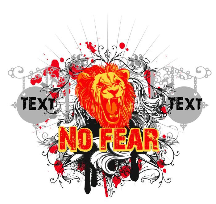 潮流T恤图案13矢量图