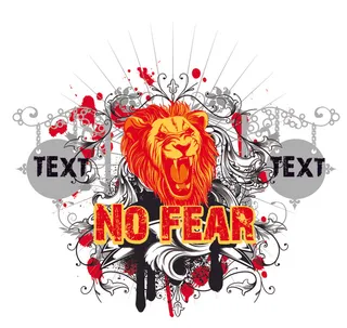 潮流T恤图案13矢量图