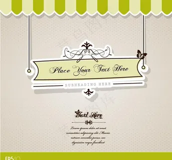 欧式花纹边框蝴蝶图片