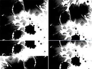 超高清水墨晕开视频素材