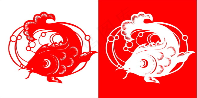 年年有余cdr矢量模版下载