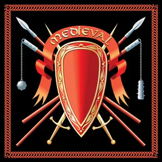 古代的战士装备西方矢量素材1