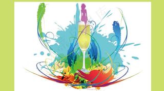 墨迹动感线条图片