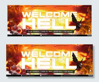 万圣节海报色设计