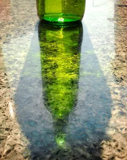 阳光 啤酒瓶图片