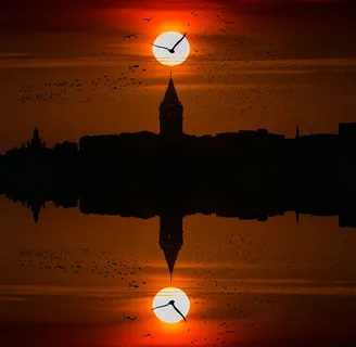 伊斯坦布尔黄昏美景