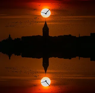 伊斯坦布尔黄昏美景