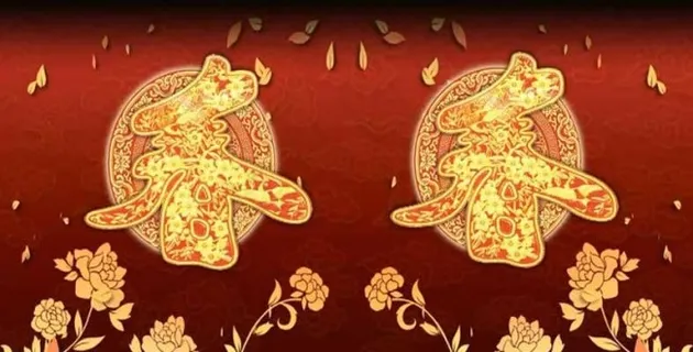 春字花朵动态视频背景素材