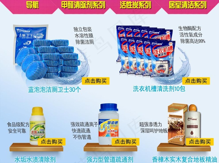 关联销售图片psd模版下载