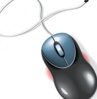 电脑鼠标矢量插画