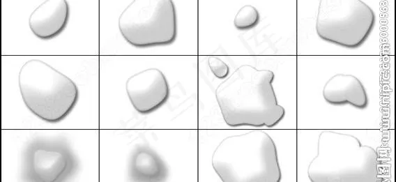 液滴水滴ps笔刷图片