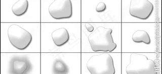 液滴水滴ps笔刷图片