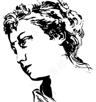 人脸表情的女人