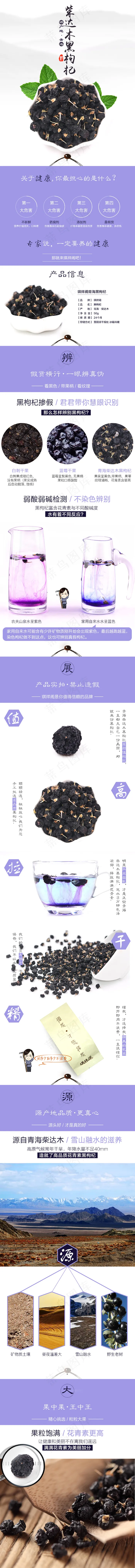 黑枸杞详情页初级农产品(790X9170(DPI:72))psd模版下载