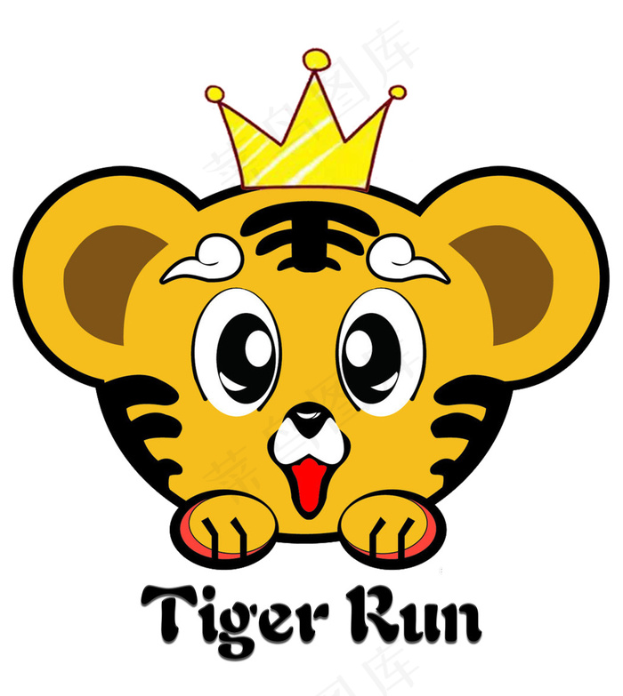 徽标tigerrunpsd模版下载