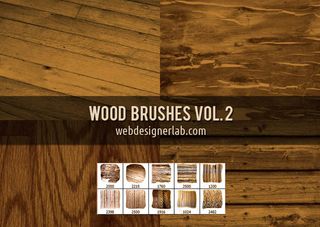 木板纹理PS笔刷