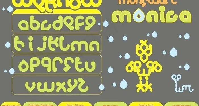 可爱的字体图片
