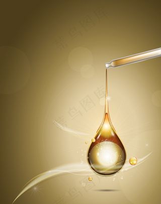 矢量精华萃取护肤品美容背景素材