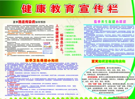 健康教育宣传栏图片