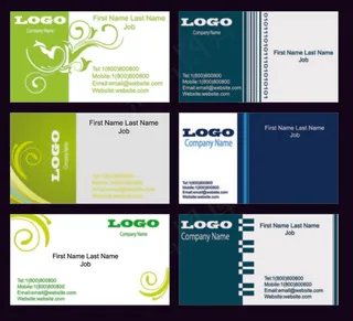 高档大气精致简洁名片设计模板