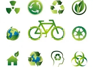 绿色生物矢量图标集