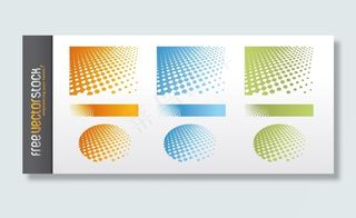 点缀背景矢量图