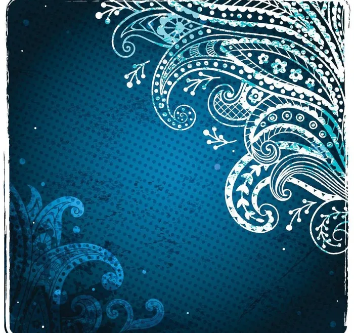 欧式花纹图片eps,ai矢量模版下载