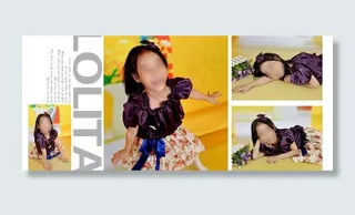 儿童摄影模板图片