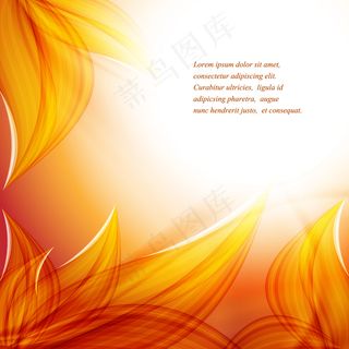 美丽的秋天树叶背景04矢量