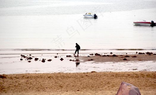 威海海水浴场海景图片