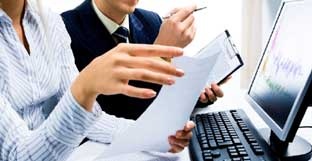 蓝色彩带导航企业网站