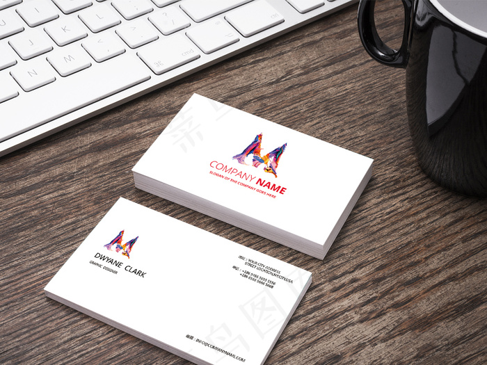 2017高端简约商务名片设计