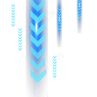 科技炫光箭头素材,免抠元素