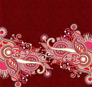 古典花纹背景图片