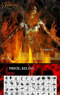 rons公司出品的高清晰真实火焰火苗ps笔刷图片