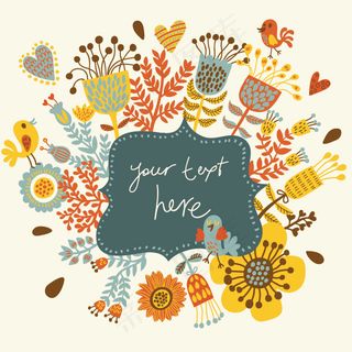 矢量创意手绘插画