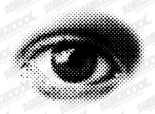 圆眼睛矢量网络材料