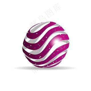 摘要隔离与光芒矢量图标