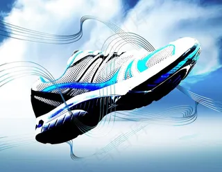 鞋创意大海报图片