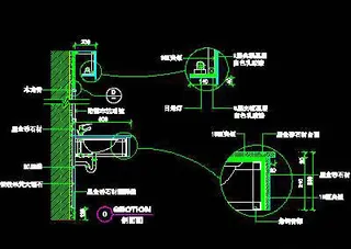 公共卫生间详图、宾馆实例cad详图...